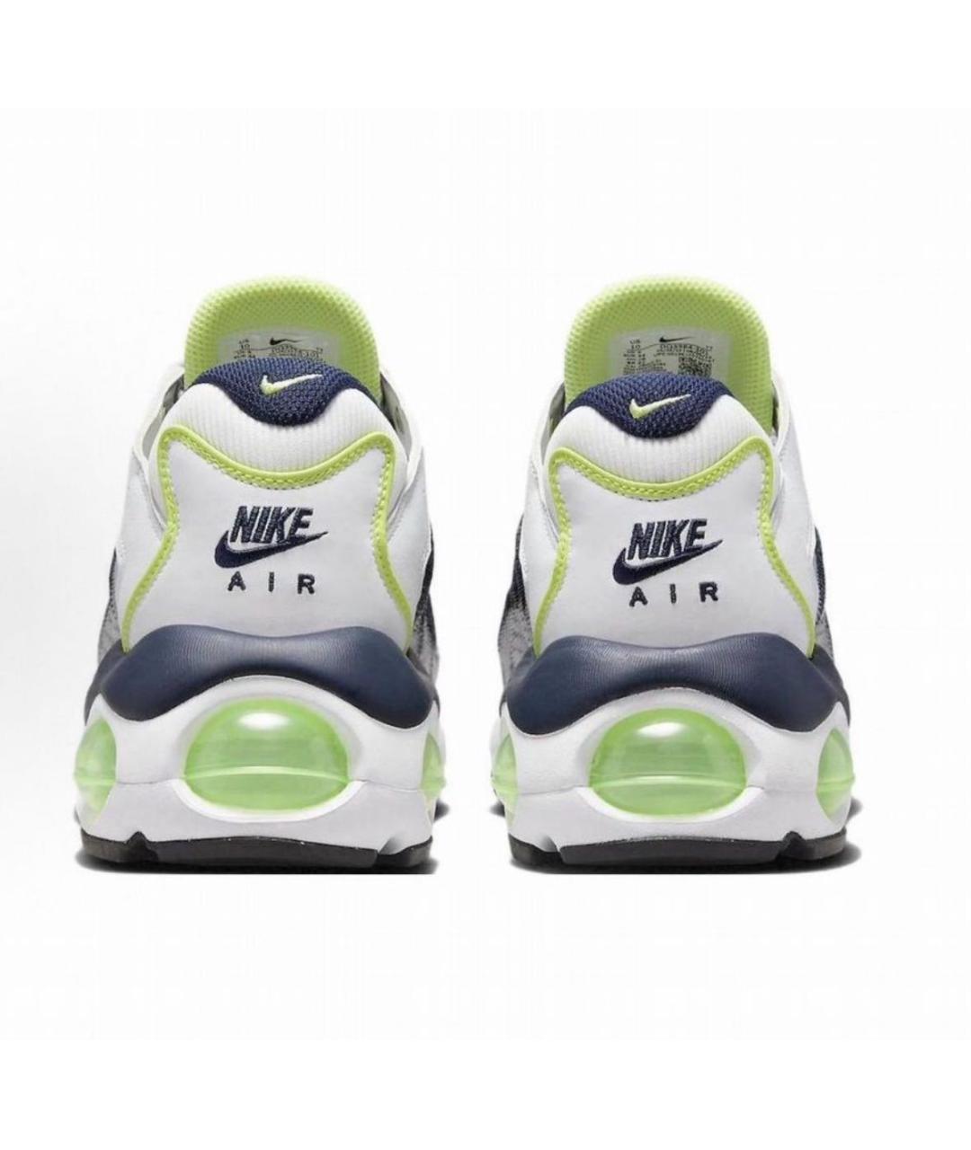 NIKE Белые текстильные низкие кроссовки / кеды, фото 4