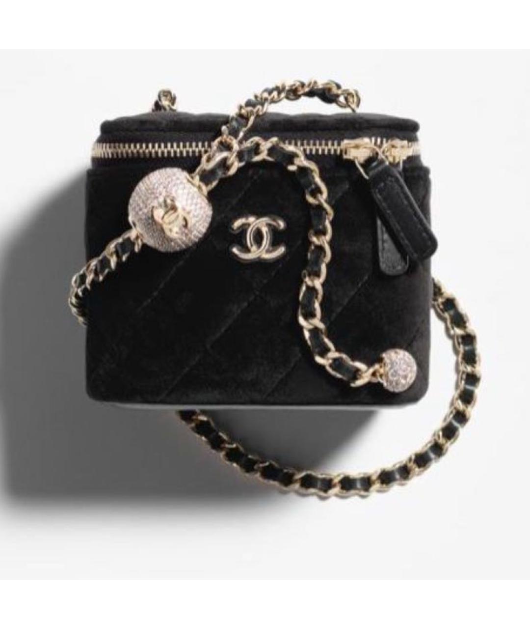 CHANEL Черная замшевая сумка через плечо, фото 8