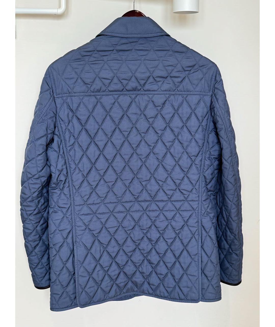 BRIONI Синяя шелковая куртка, фото 2