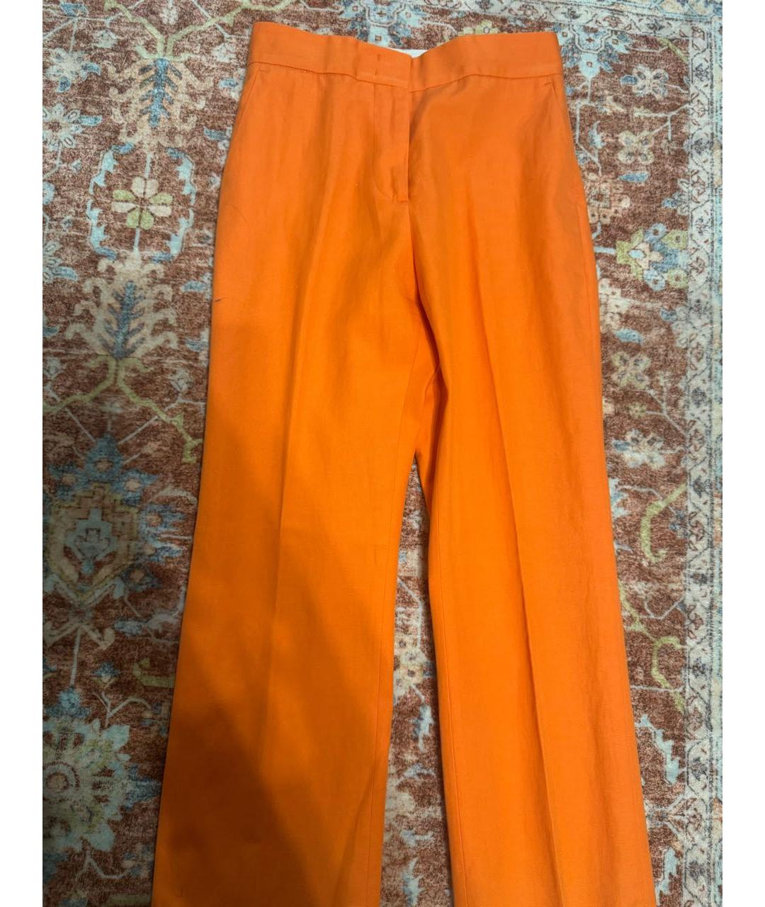 MSGM Оранжевый льняной костюм с брюками, фото 3