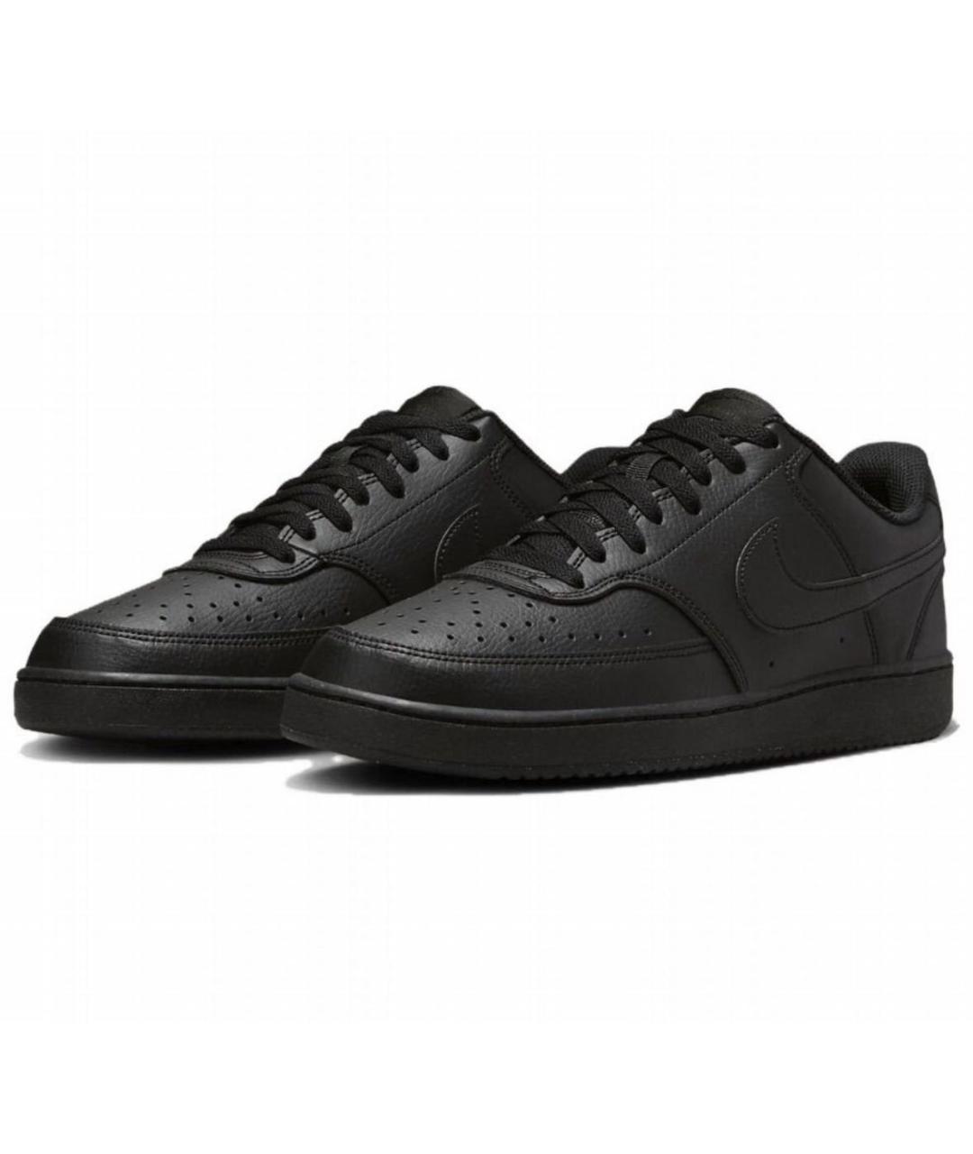 NIKE Черные низкие кроссовки / кеды, фото 2