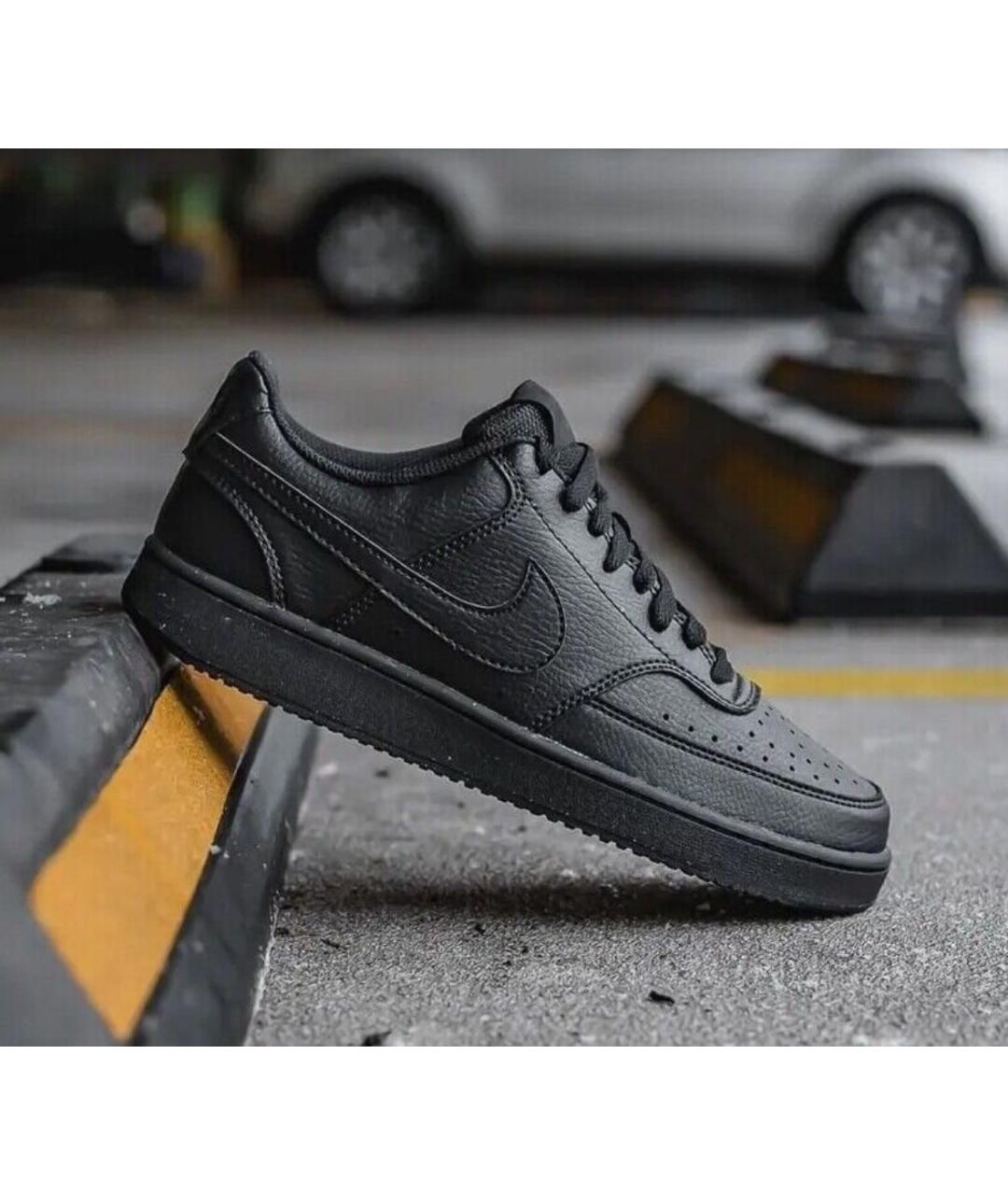 NIKE Черные низкие кроссовки / кеды, фото 5