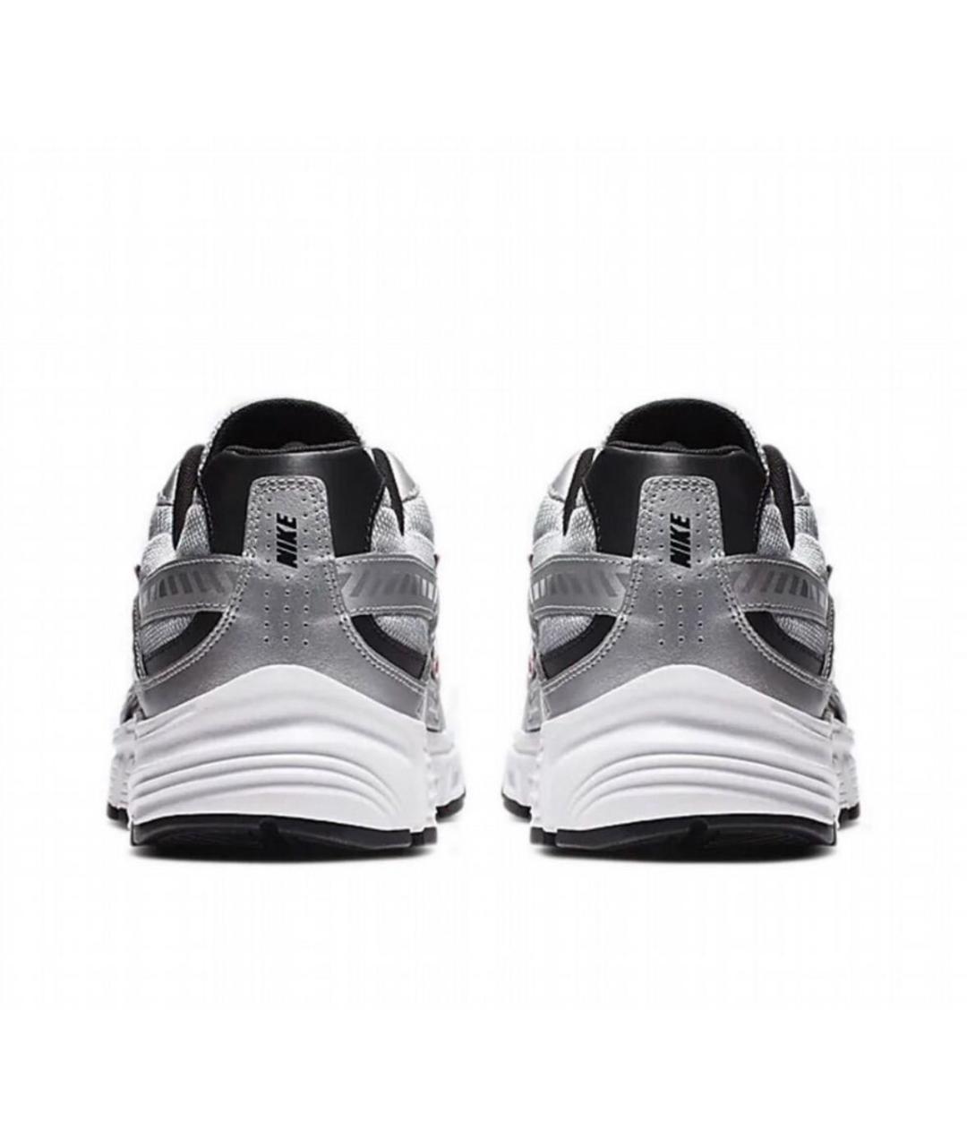 NIKE Серебряные текстильные низкие кроссовки / кеды, фото 4