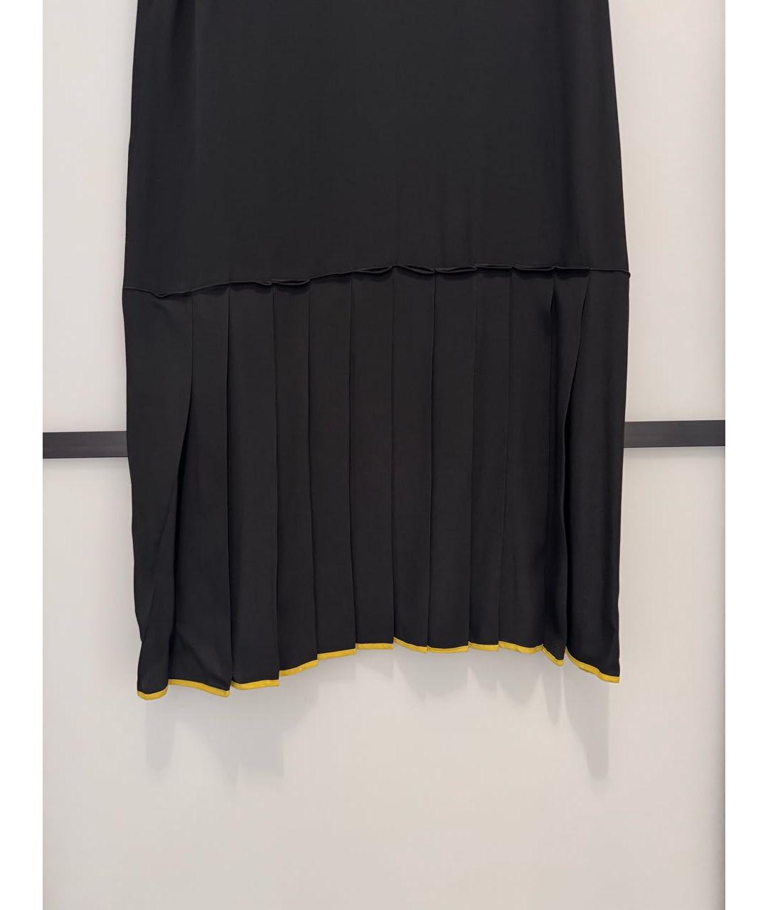 SPORTMAX Черное полиэстеровое платье, фото 4