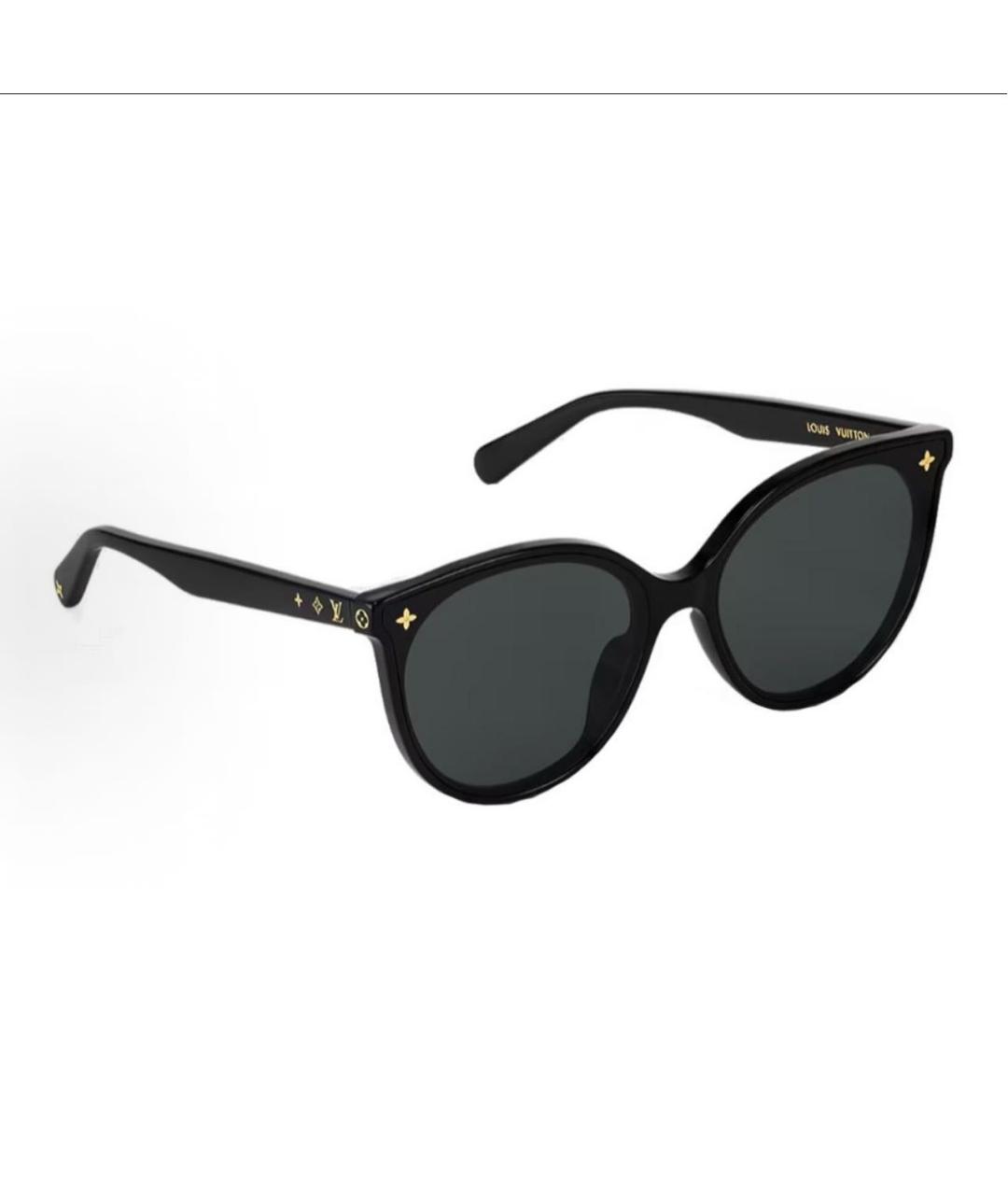 LOUIS VUITTON Черные пластиковые солнцезащитные очки, фото 4