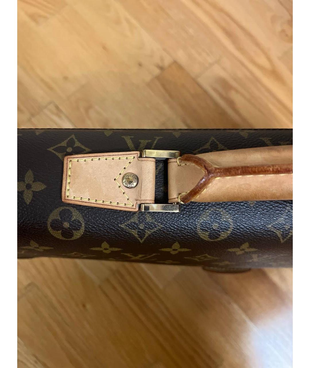 LOUIS VUITTON Коричневый портфель, фото 3