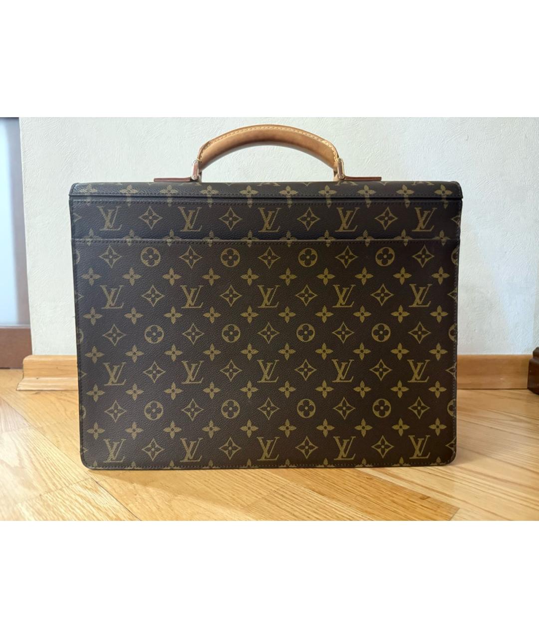 LOUIS VUITTON Коричневый портфель, фото 2