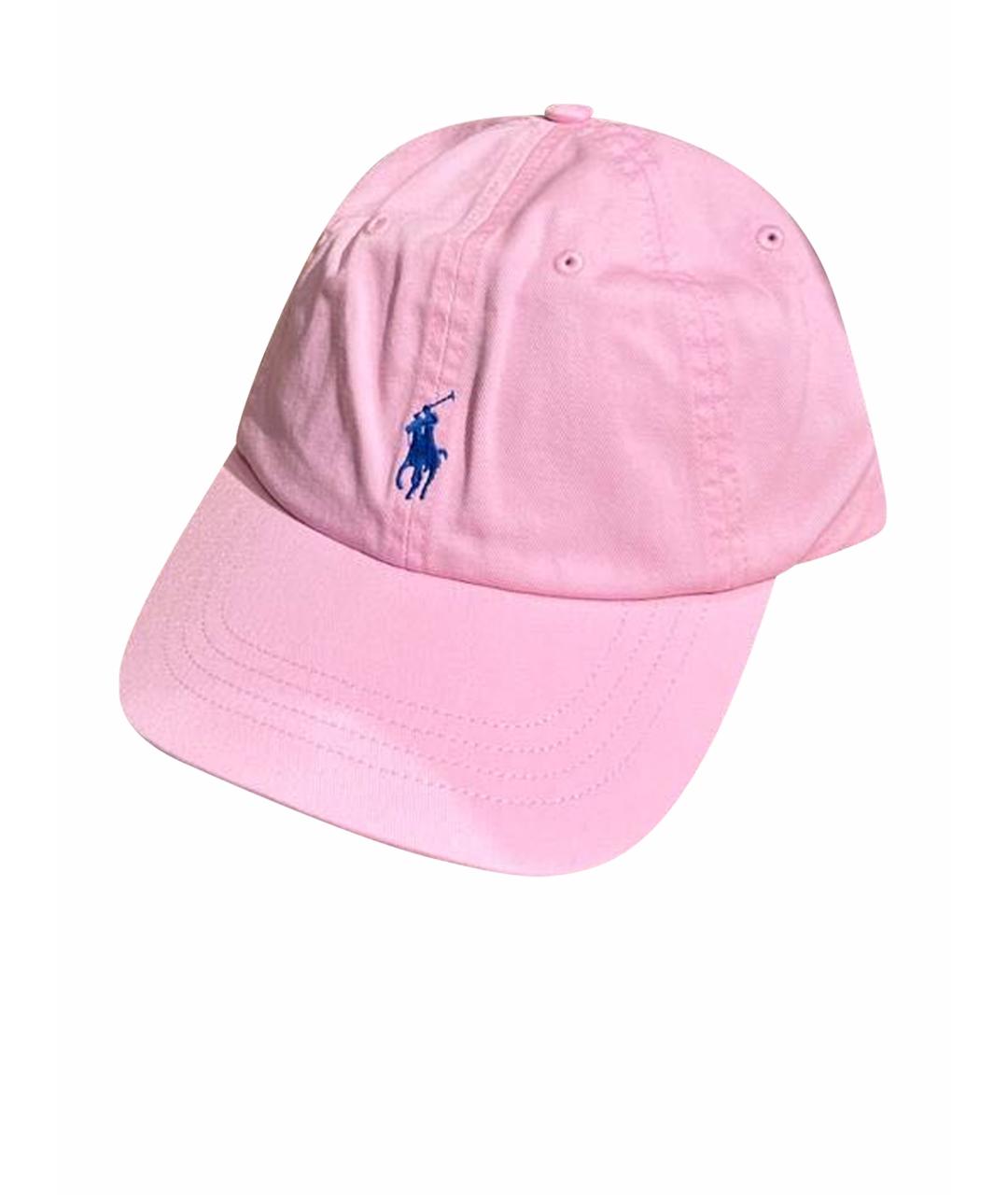 POLO RALPH LAUREN Розовая хлопковая кепка, фото 1