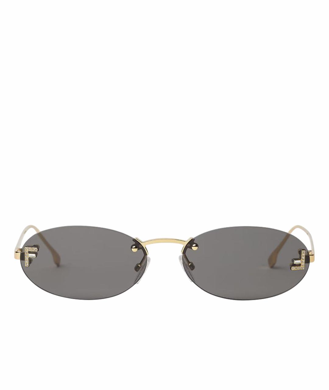 FENDI Металлические солнцезащитные очки, фото 1