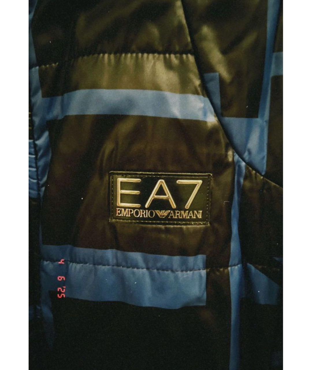 ARMANI EXCHANGE Темно-синяя хлопковая куртка, фото 4