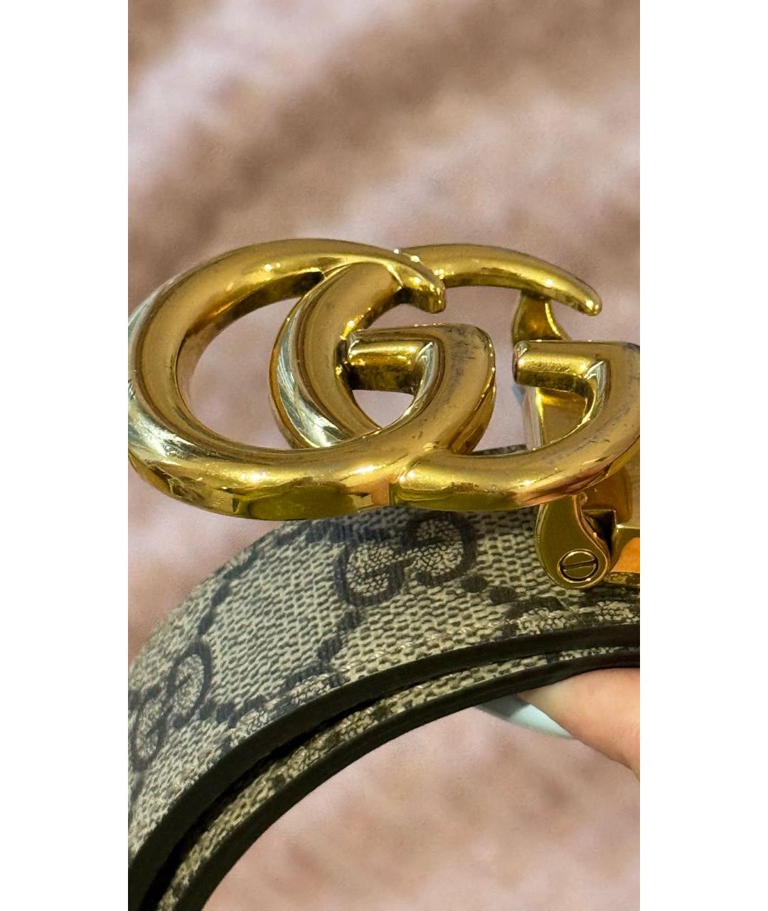GUCCI Коричневый кожаный ремень, фото 8