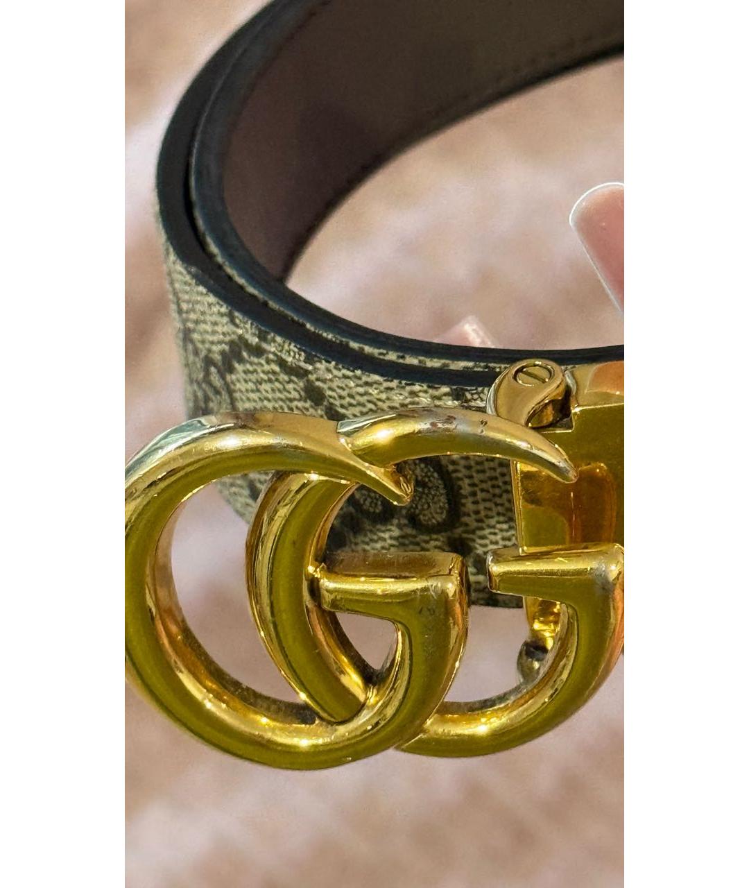 GUCCI Коричневый кожаный ремень, фото 7