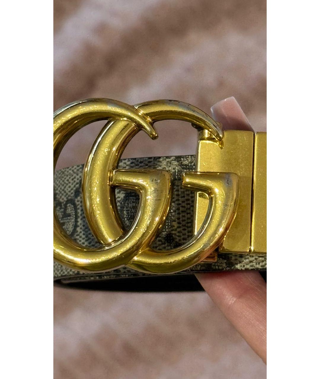 GUCCI Коричневый кожаный ремень, фото 2