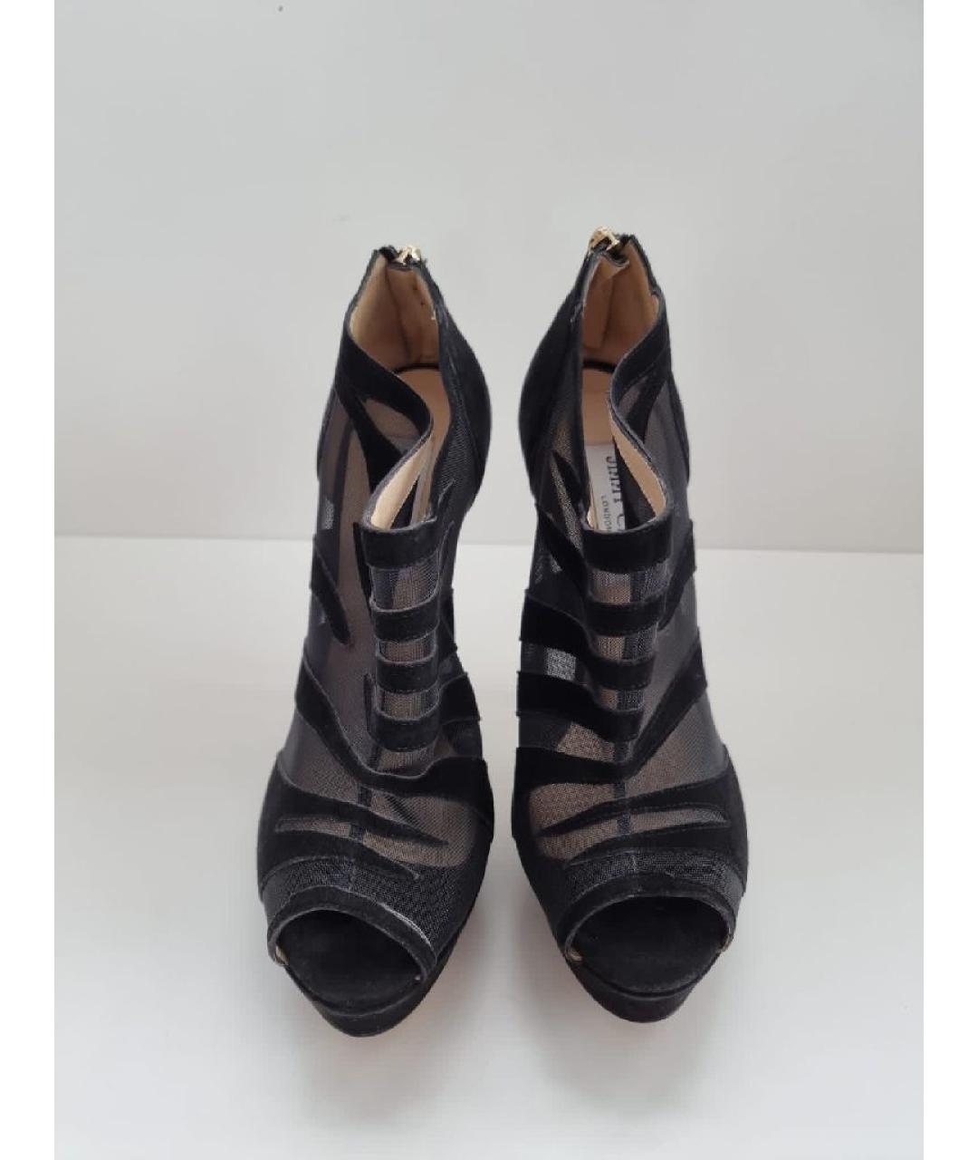 JIMMY CHOO Черные кожаные туфли, фото 3