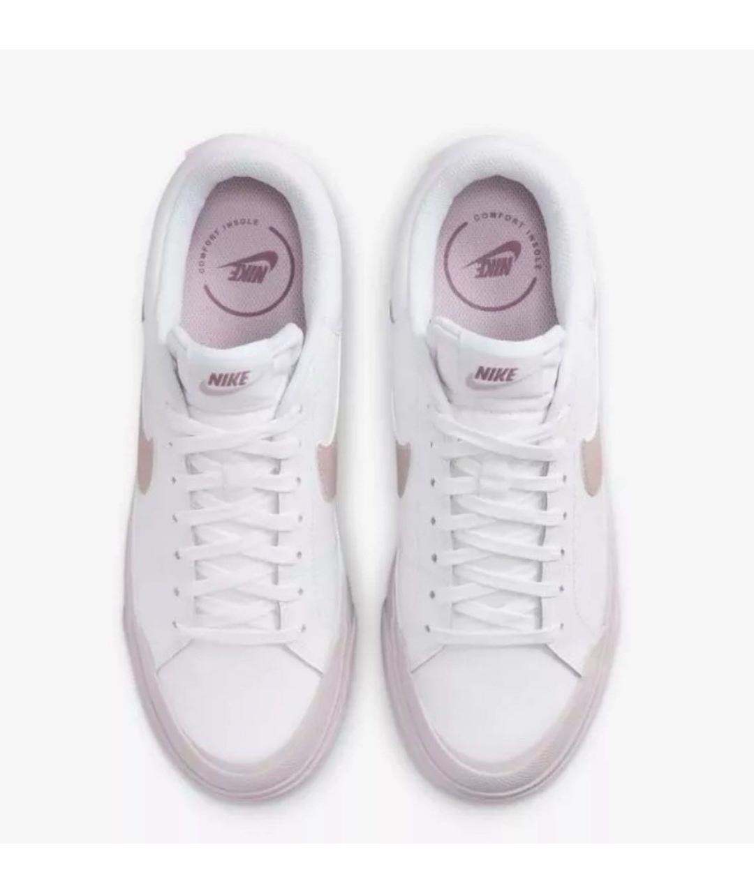 NIKE Белые кожаные кеды, фото 2
