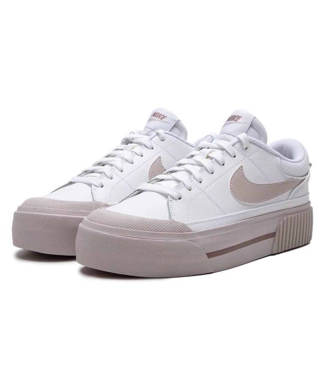 NIKE Белые кожаные кеды, фото 7
