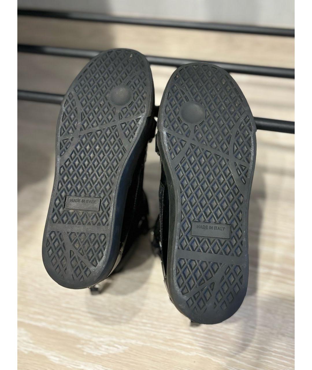 GIUSEPPE ZANOTTI DESIGN Черные высокие кроссовки / кеды, фото 5