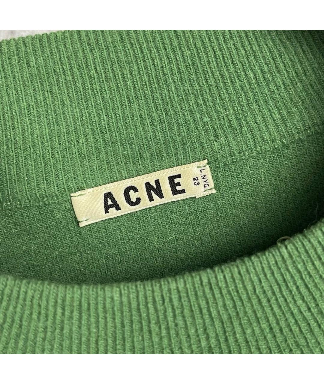 ACNE STUDIOS Зеленый джемпер / свитер, фото 3