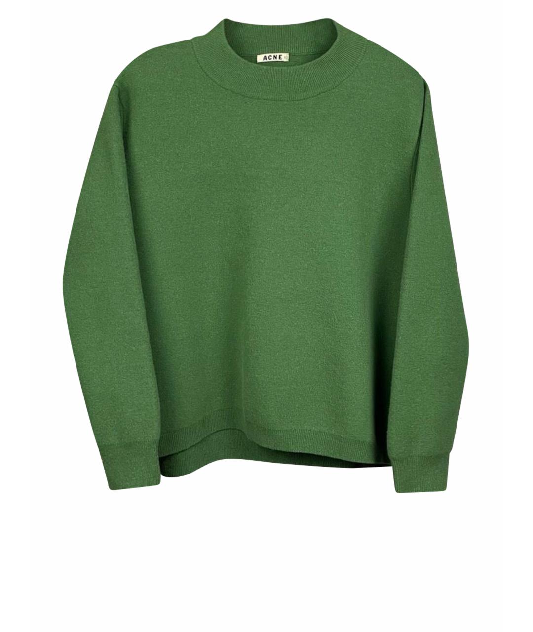 ACNE STUDIOS Зеленый джемпер / свитер, фото 1
