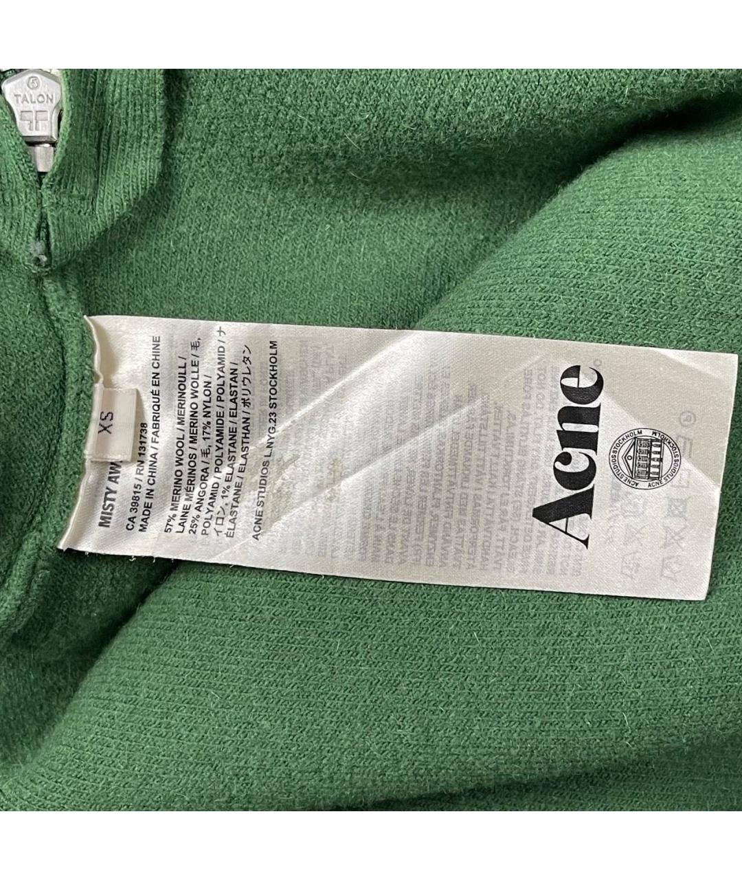 ACNE STUDIOS Зеленый джемпер / свитер, фото 5
