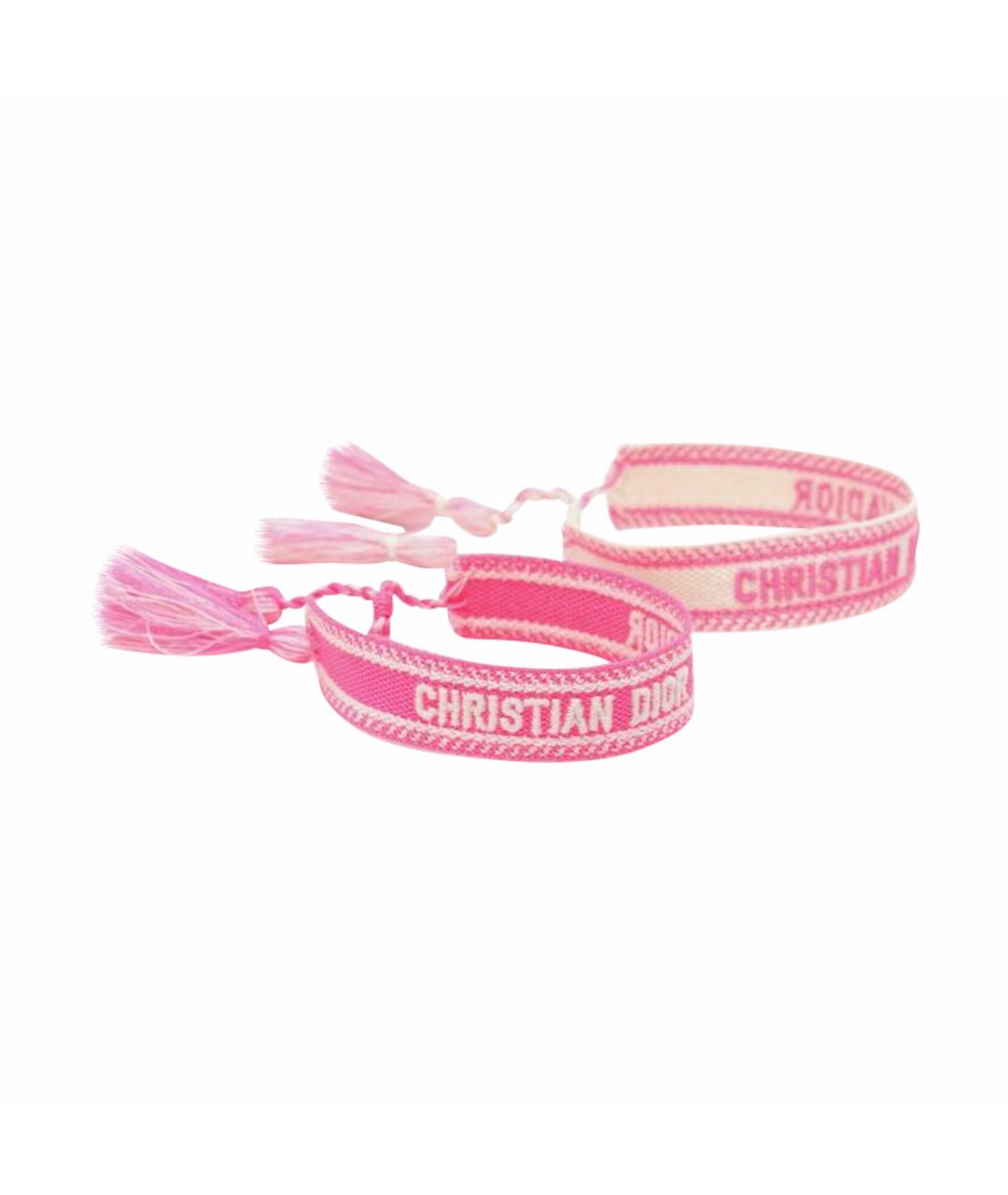 CHRISTIAN DIOR Розовый браслет, фото 1