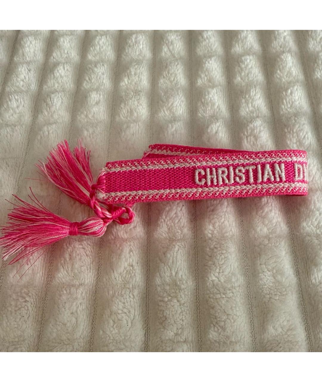 CHRISTIAN DIOR Розовый браслет, фото 2