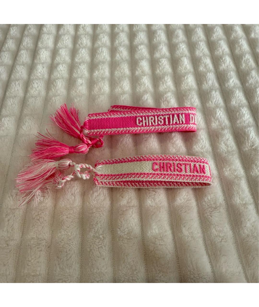 CHRISTIAN DIOR Розовый браслет, фото 3