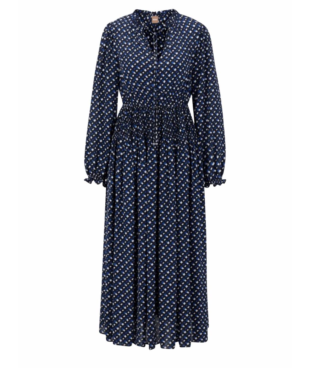 HUGO BOSS Мульти вискозное повседневное платье, фото 1