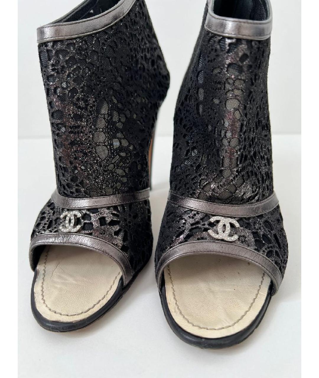 CHANEL Черные туфли, фото 2