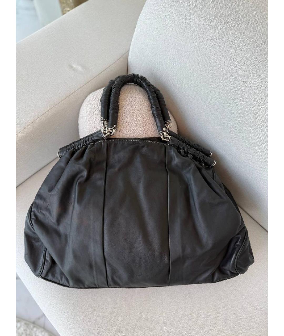 DOLCE&GABBANA Черная сумка тоут, фото 2