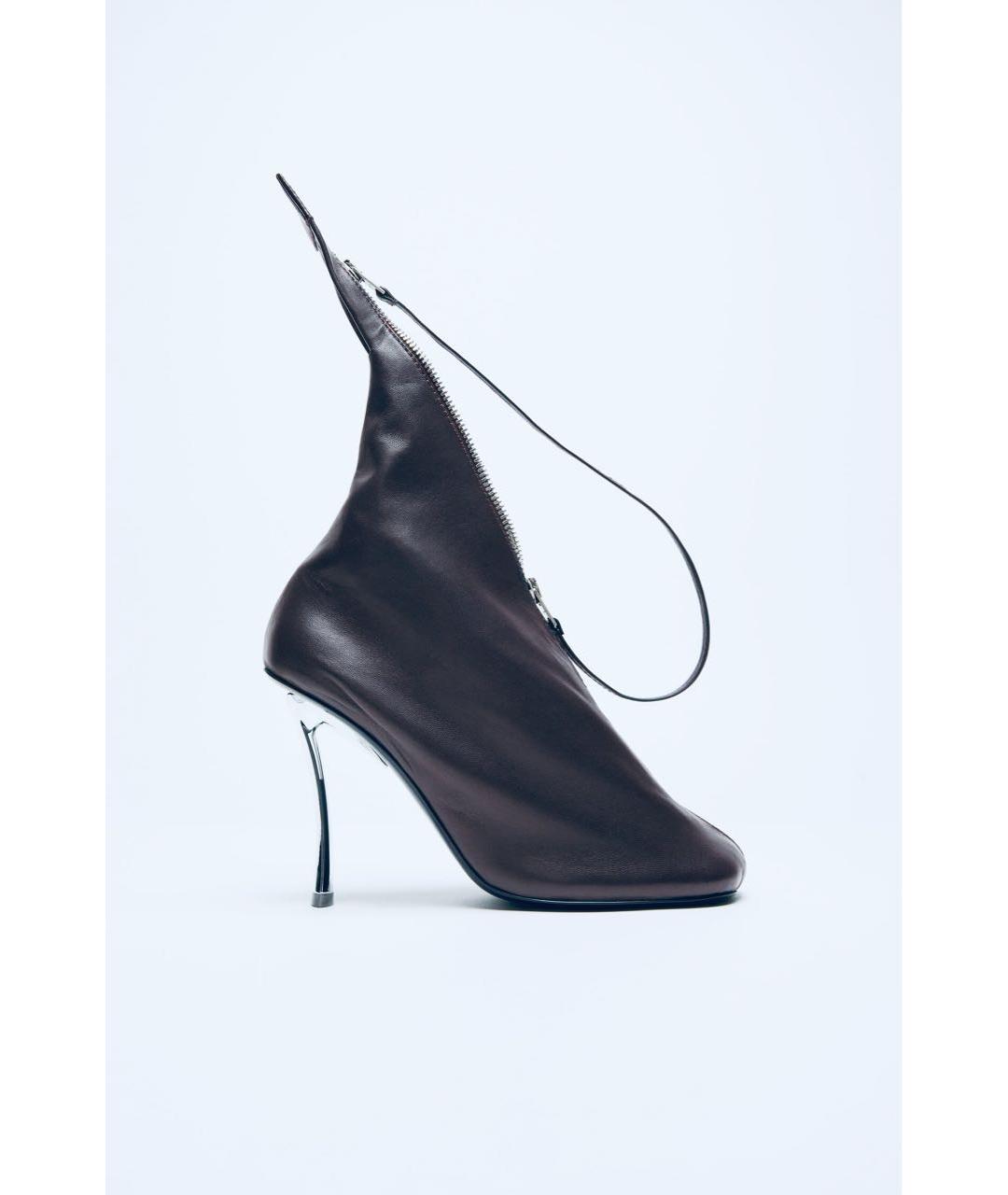 ACNE STUDIOS Черные кожаные туфли, фото 9