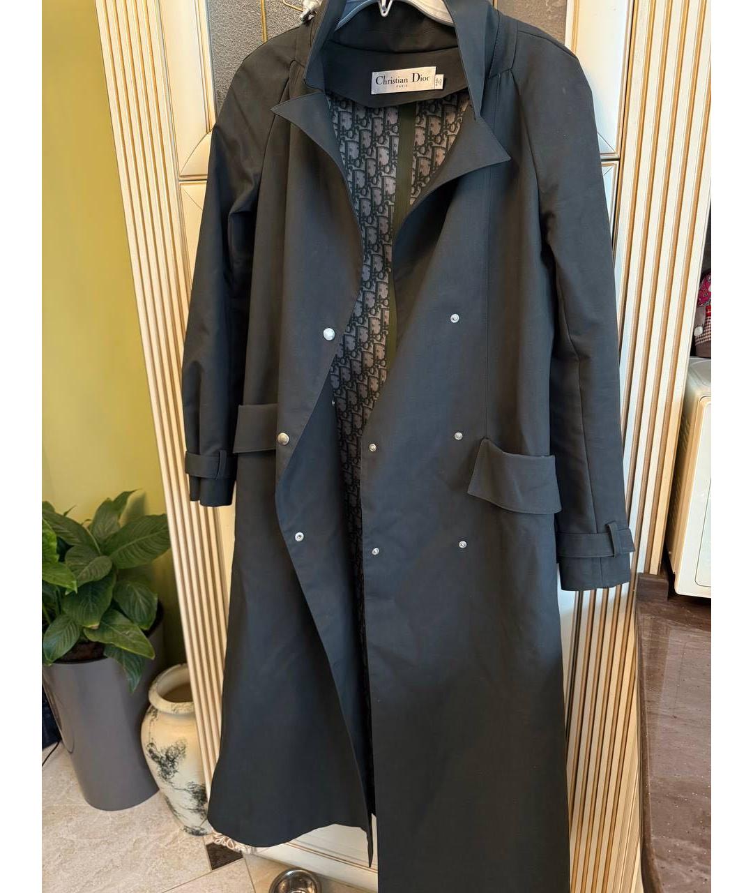 CHRISTIAN DIOR Хаки тренч/плащ, фото 5