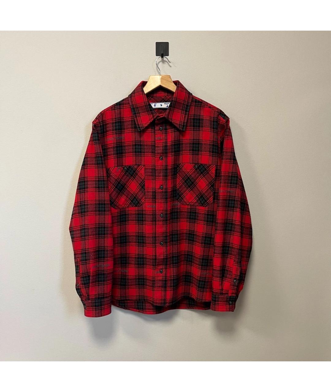 OFF-WHITE Хлопко-полиэстеровая кэжуал рубашка, фото 3