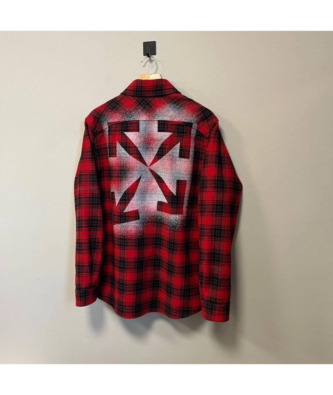OFF-WHITE Хлопко-полиэстеровая кэжуал рубашка, фото 2