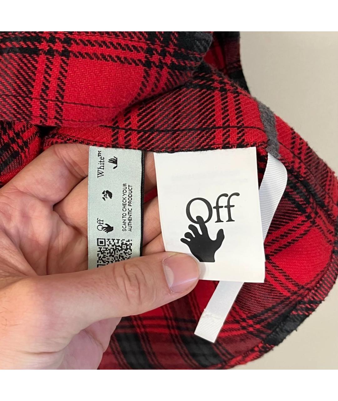 OFF-WHITE Хлопко-полиэстеровая кэжуал рубашка, фото 5