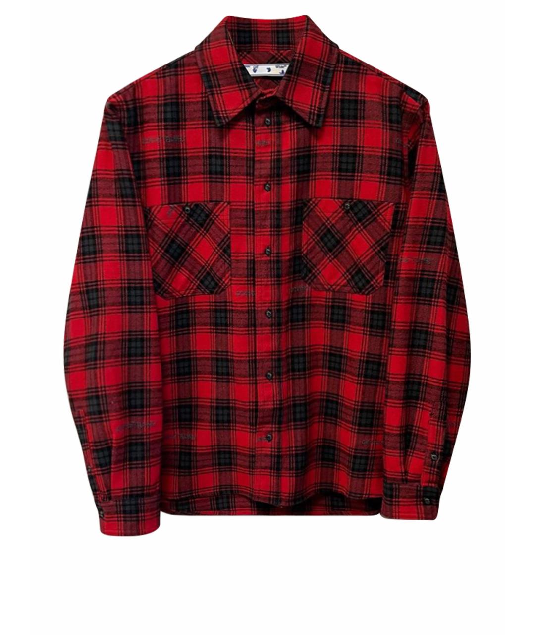 OFF-WHITE Хлопко-полиэстеровая кэжуал рубашка, фото 1