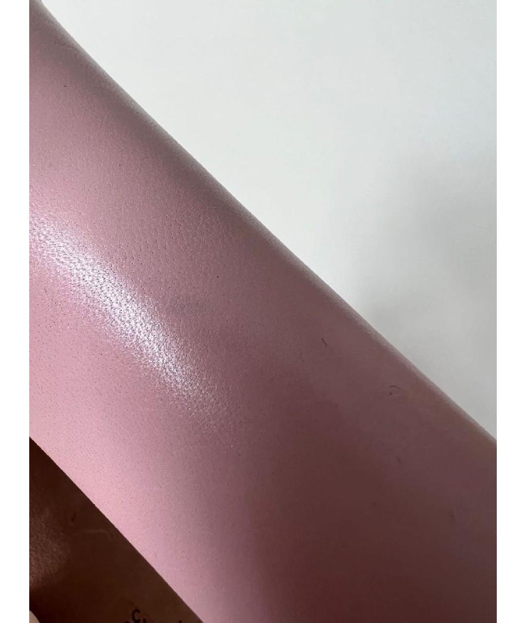 VALENTINO Розовые босоножки из лакированной кожи, фото 8