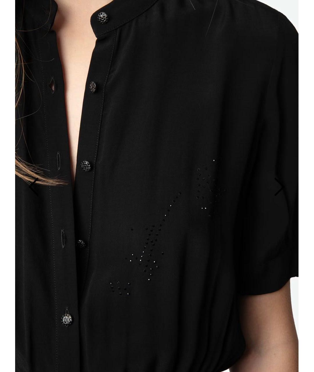ZADIG & VOLTAIRE Черное вискозное повседневное платье, фото 4