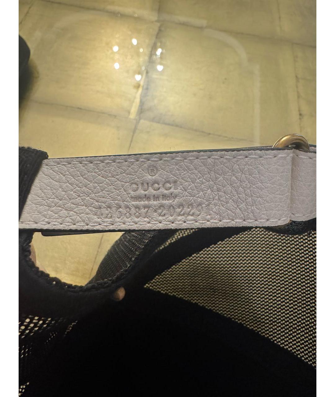 GUCCI Белая кожаная кепка, фото 7