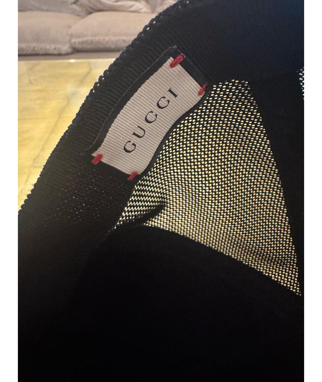 GUCCI Белая кожаная кепка, фото 5