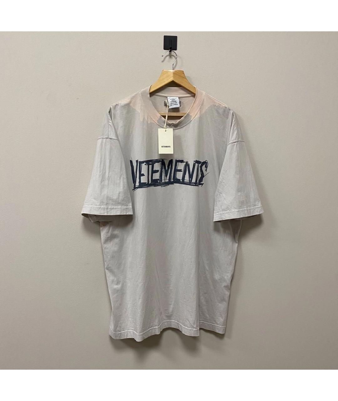 VETEMENTS Хлопковая футболка, фото 6