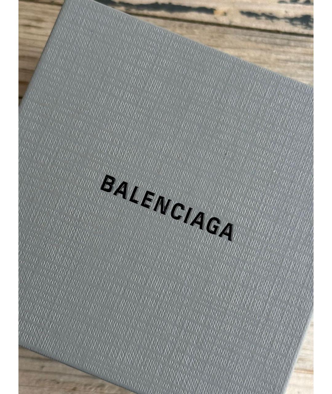 BALENCIAGA Серебряные металлические серьги, фото 7