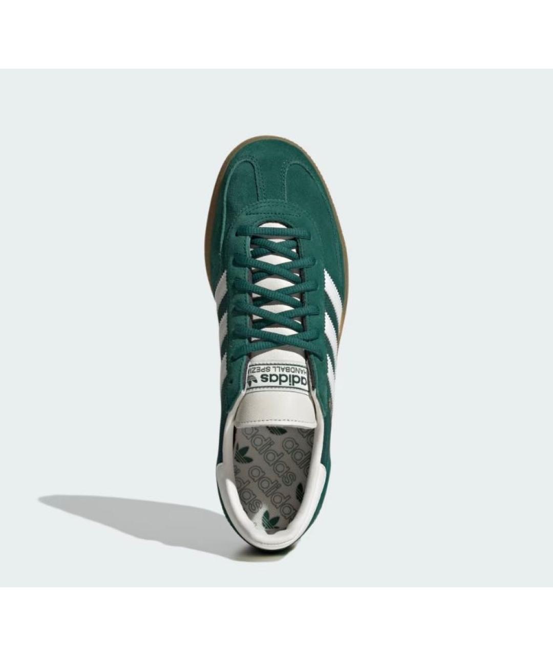 ADIDAS Зеленые замшевые низкие кроссовки / кеды, фото 2