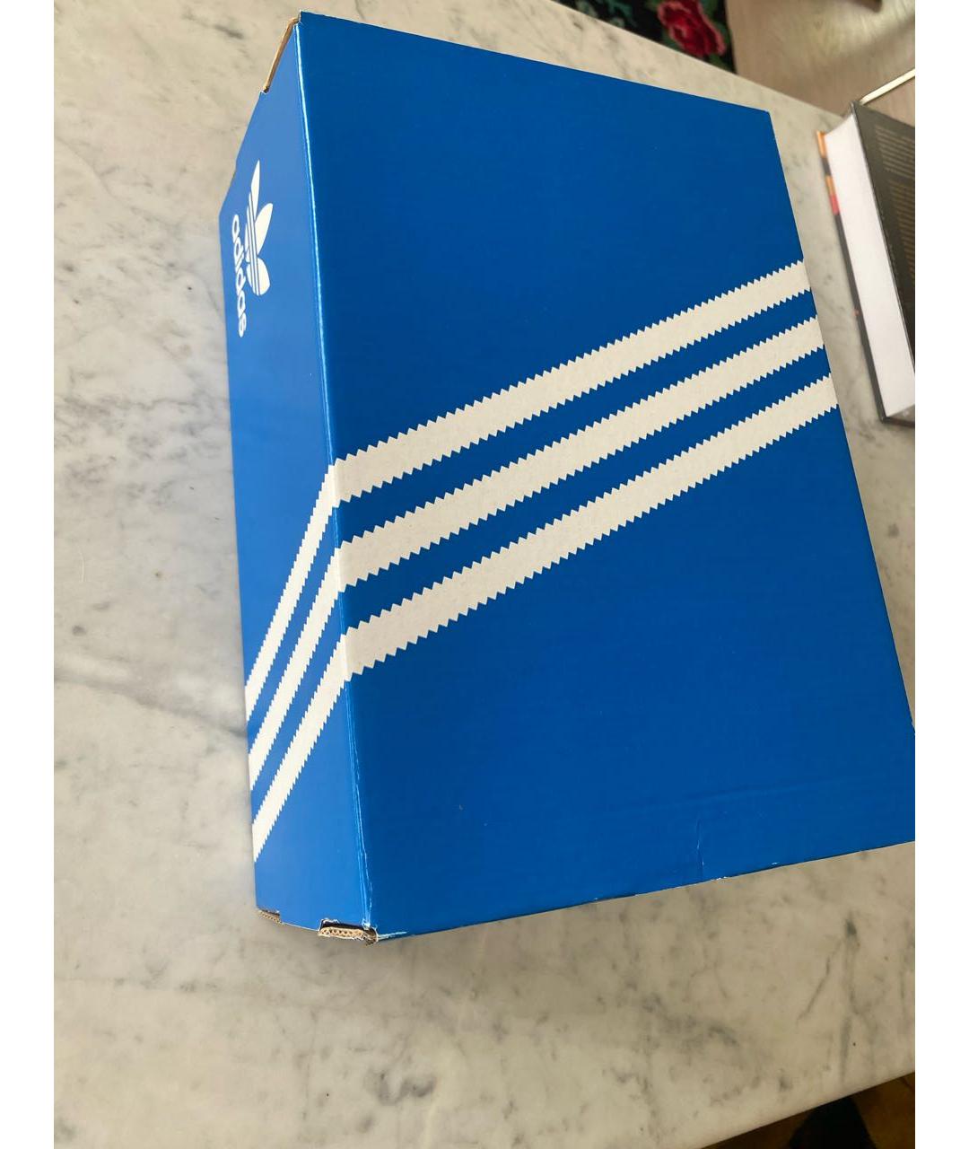 ADIDAS Зеленые замшевые низкие кроссовки / кеды, фото 6