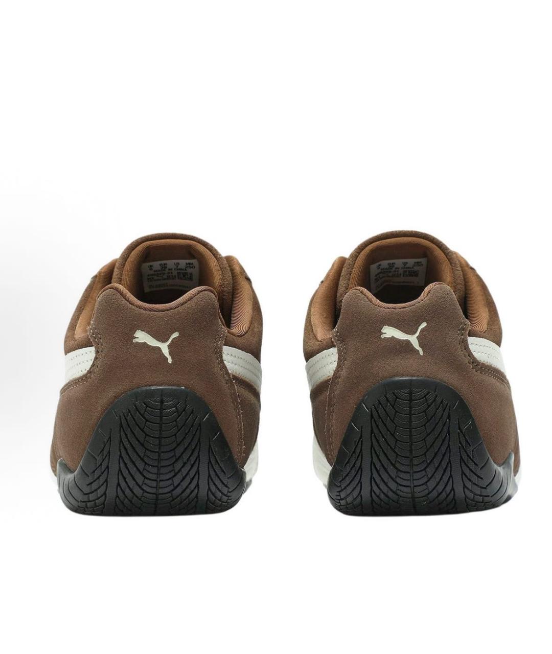 PUMA Коричневые замшевые кроссовки, фото 3