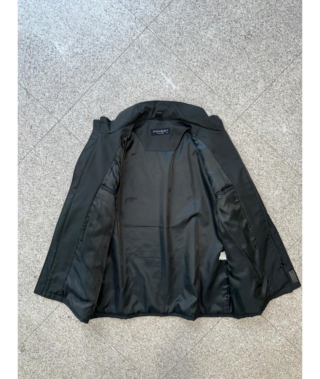 SAINT LAURENT Серый жилет, фото 8