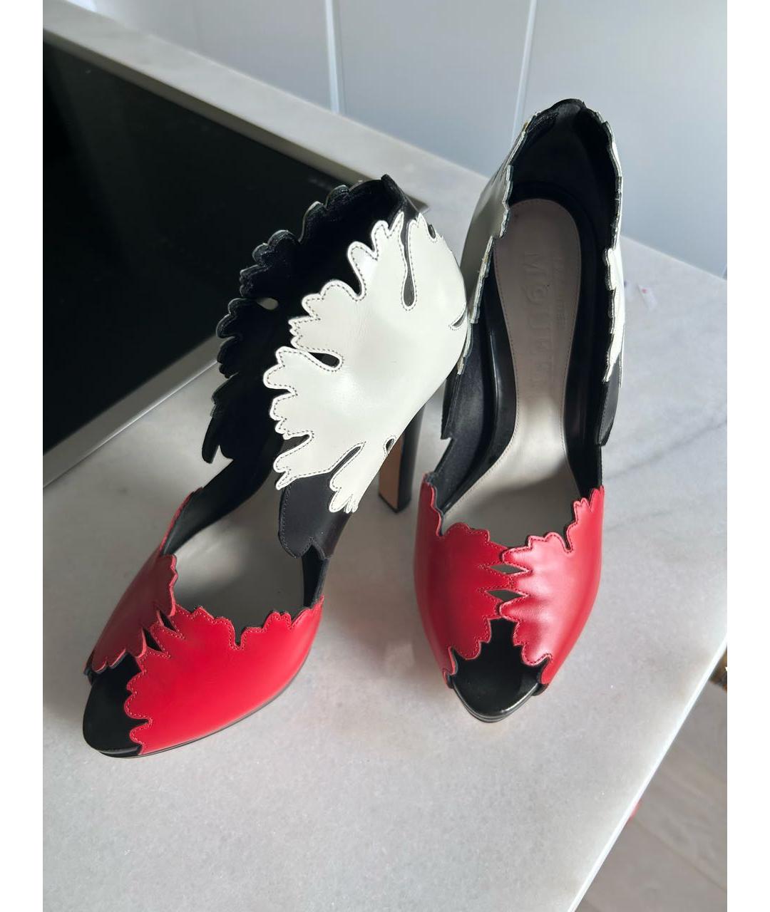 MCQ ALEXANDER MCQUEEN Мульти кожаные туфли, фото 3