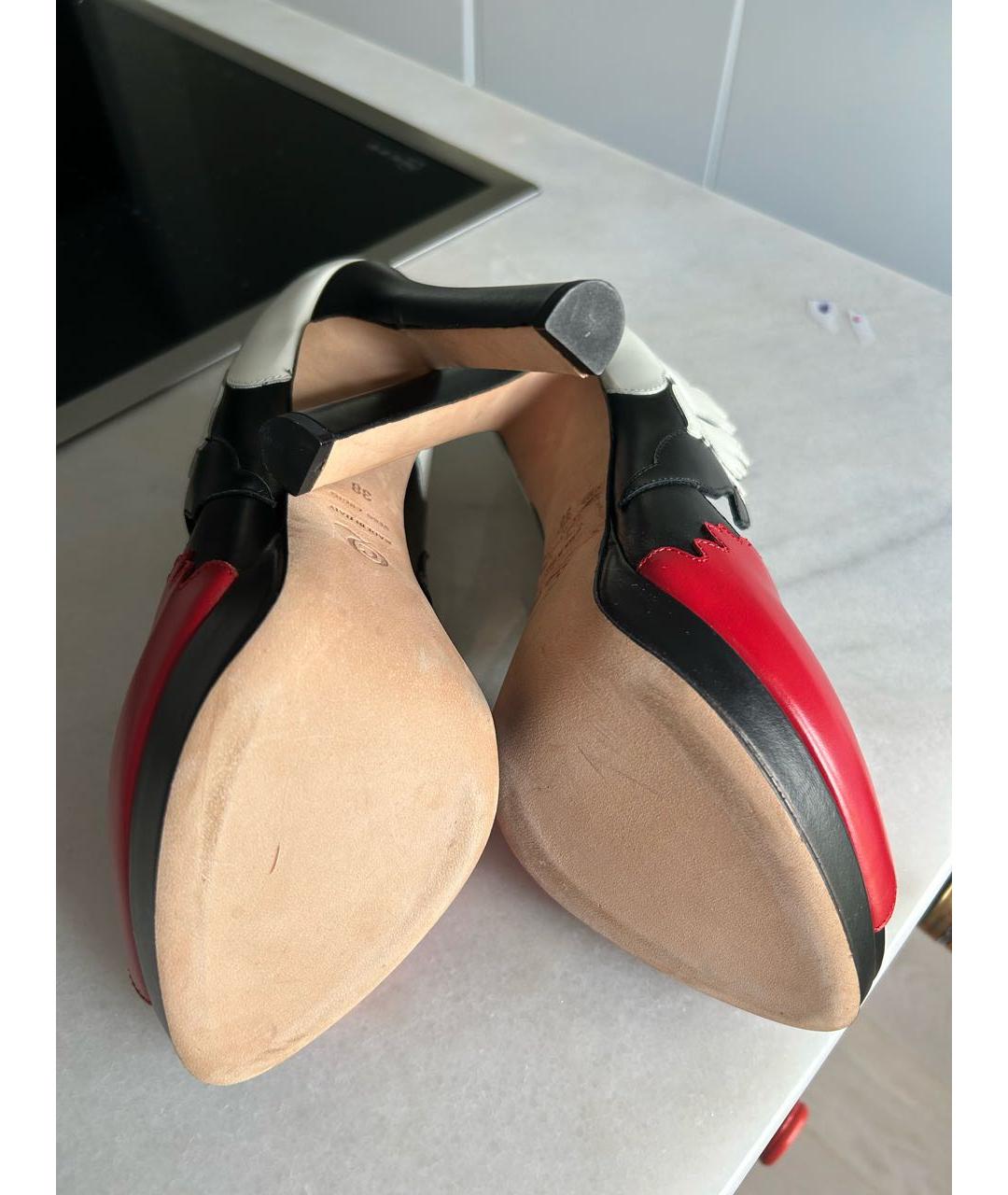 MCQ ALEXANDER MCQUEEN Мульти кожаные туфли, фото 6