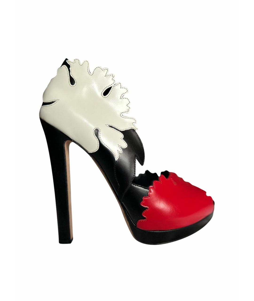 MCQ ALEXANDER MCQUEEN Мульти кожаные туфли, фото 1