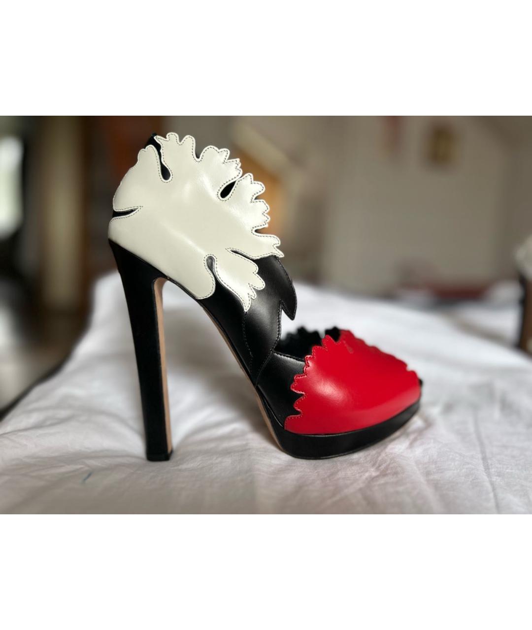 MCQ ALEXANDER MCQUEEN Мульти кожаные туфли, фото 8